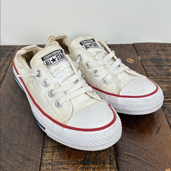 Converse Shoes - Converse Women’s 8 Chuck Taylor All Star Canvas Sneakers No Tie Stretch Heel